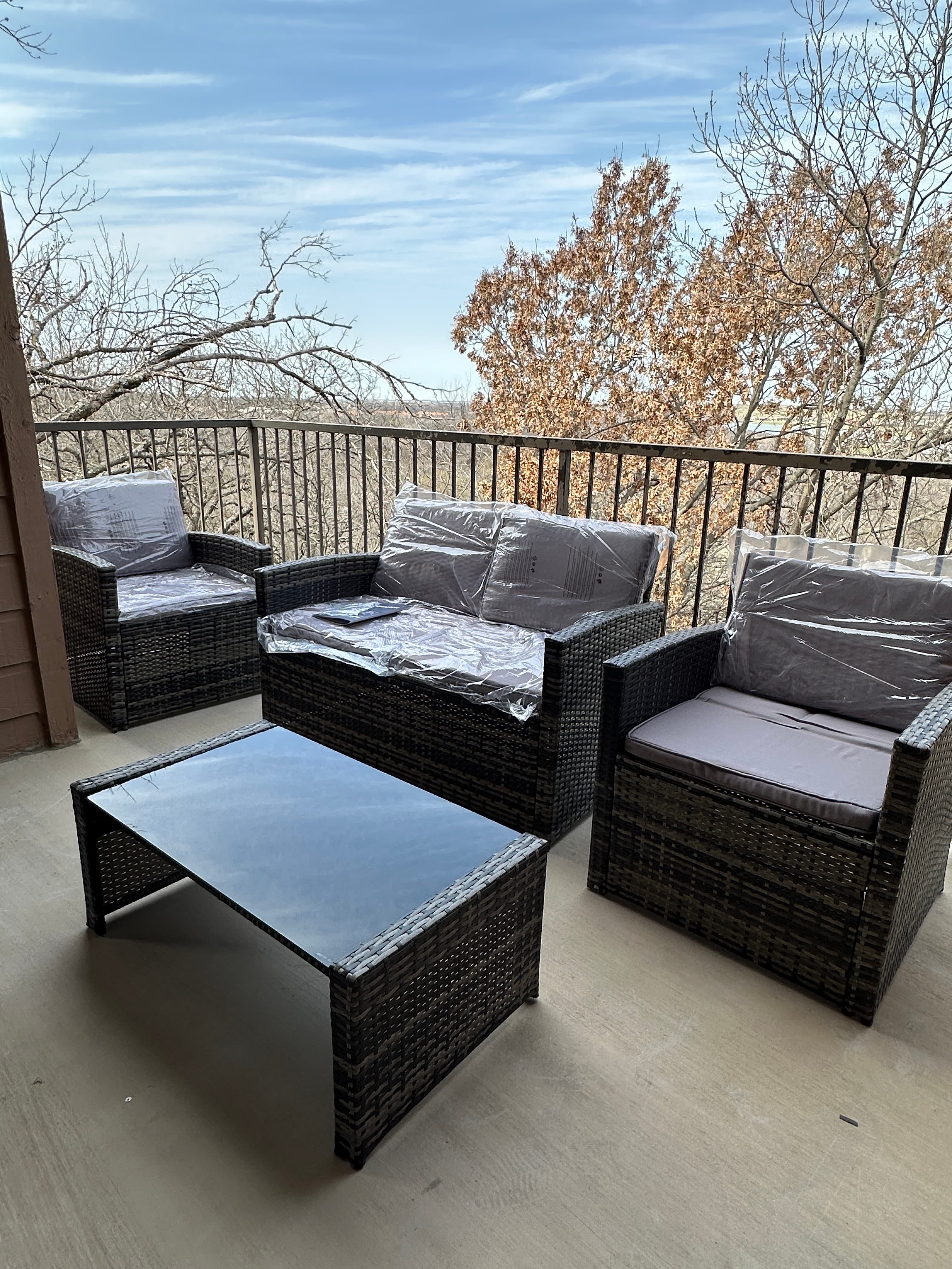 Custom outdoor furniture piece